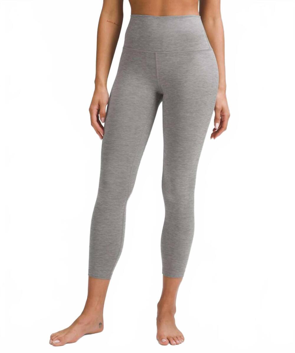 NEW LULULEMON align high-rise pants in heathered core medium grey